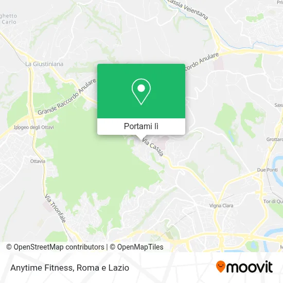 Mappa Anytime Fitness
