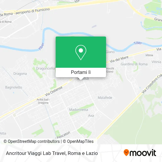 Mappa Ancritour Viaggi Lab Travel
