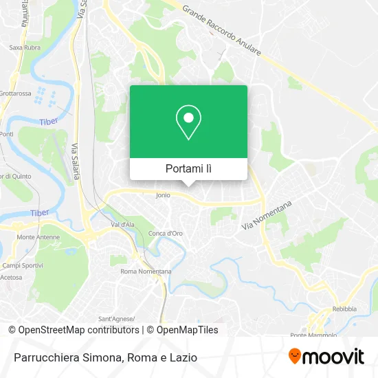 Mappa Parrucchiera Simona
