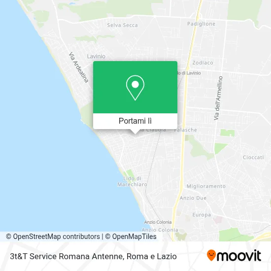 Mappa 3t&T Service Romana Antenne