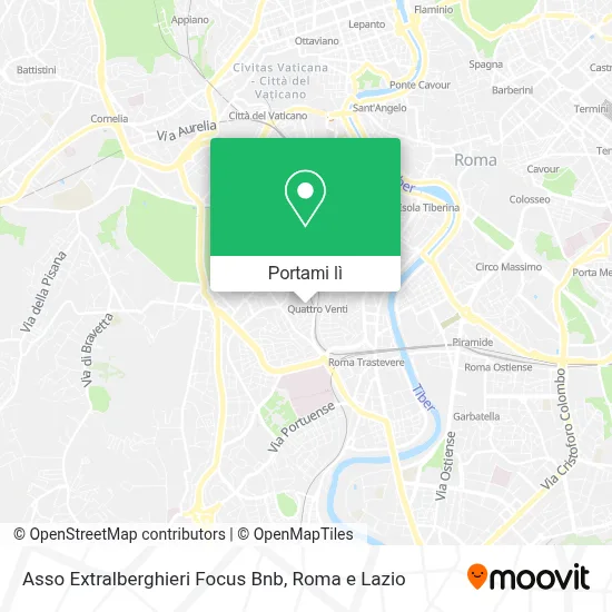 Mappa Asso Extralberghieri Focus Bnb