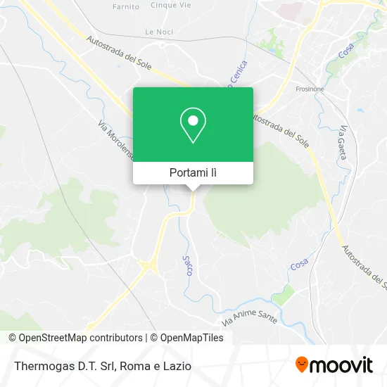 Mappa Thermogas D.T. Srl
