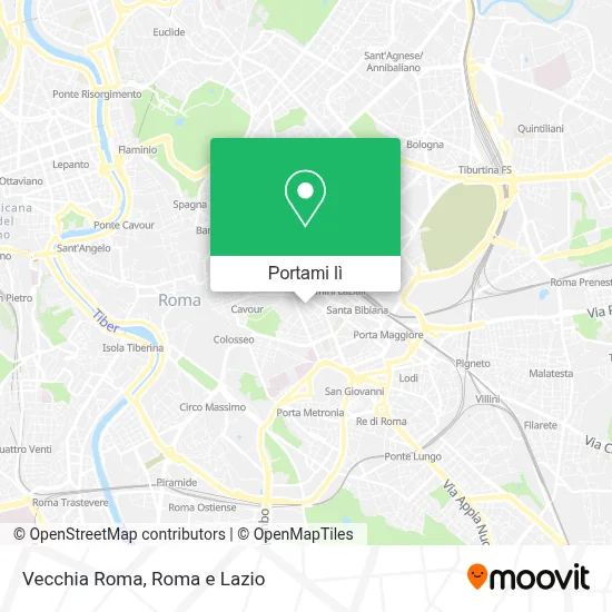 Mappa Vecchia Roma
