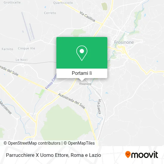 Mappa Parrucchiere X Uomo Ettore