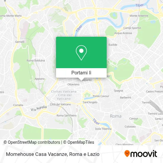 Mappa Momehouse Casa Vacanze