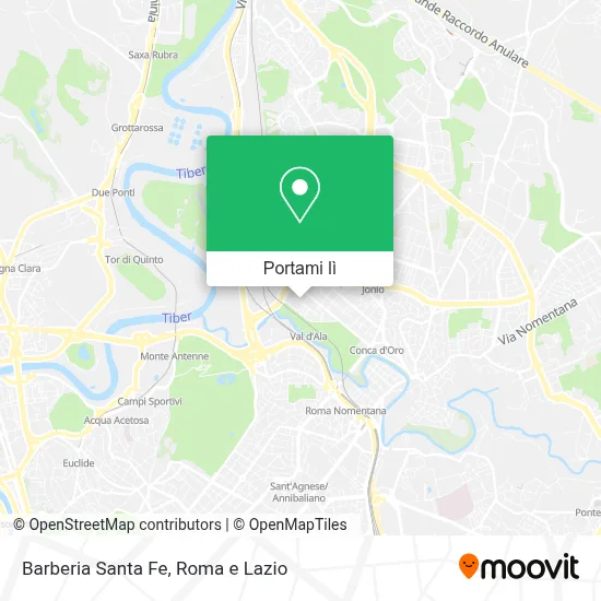 Mappa Barberia Santa Fe