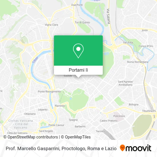 Mappa Prof. Marcello Gasparrini, Proctologo
