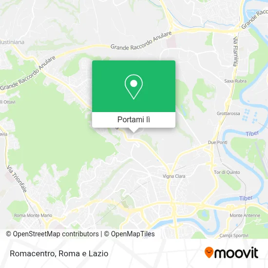 Mappa Romacentro