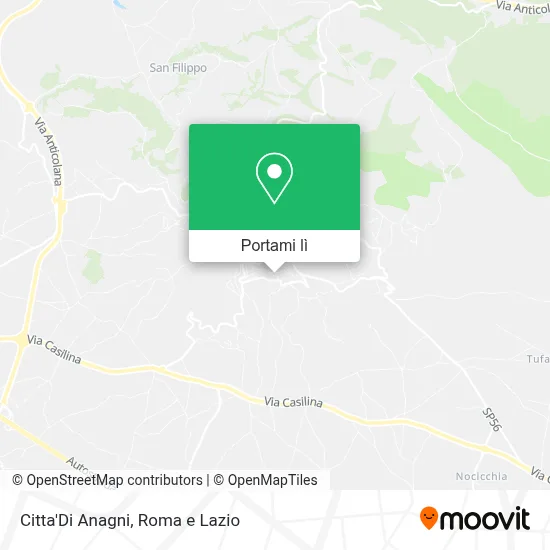 Mappa Citta'Di Anagni
