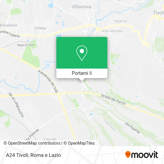 Mappa A24 Tivoli