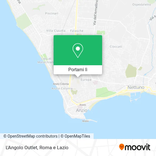 Mappa L'Angolo Outlet