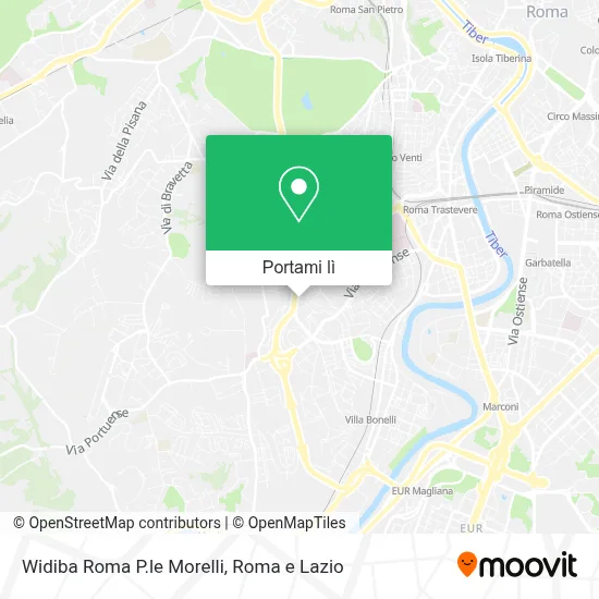 Mappa Widiba Roma P.le Morelli