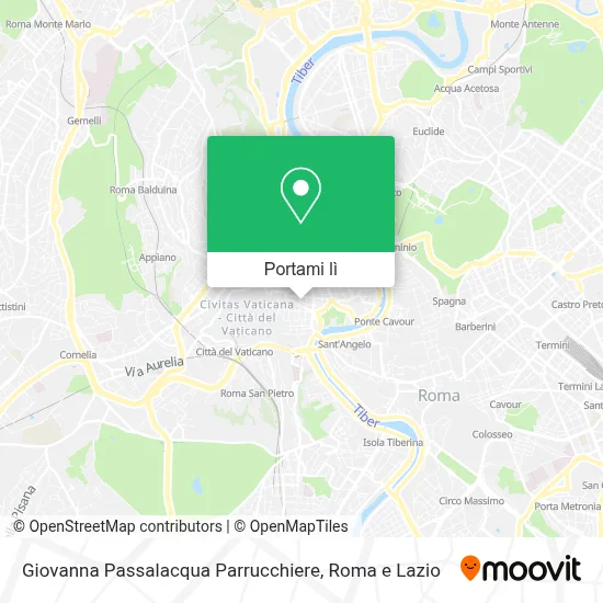 Mappa Giovanna Passalacqua Parrucchiere