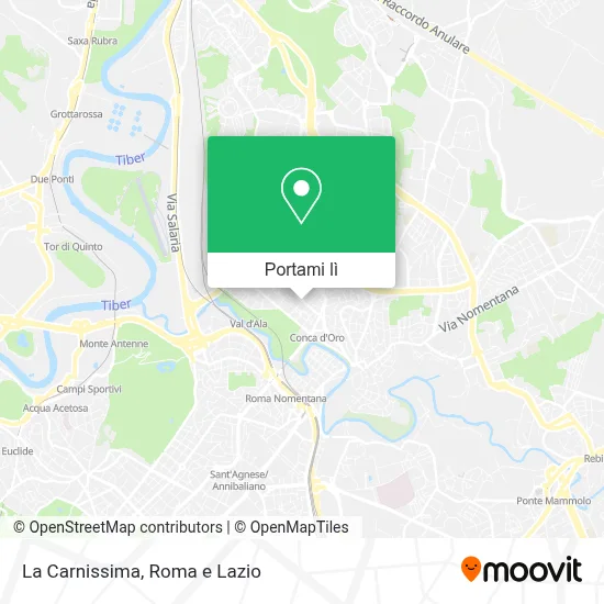 Mappa La Carnissima