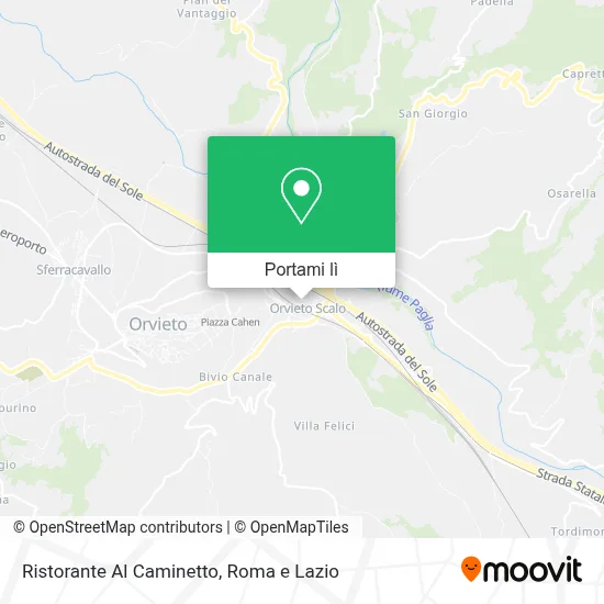 Mappa Ristorante Al Caminetto