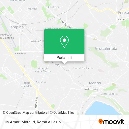 Mappa Iis-Amari Mercuri