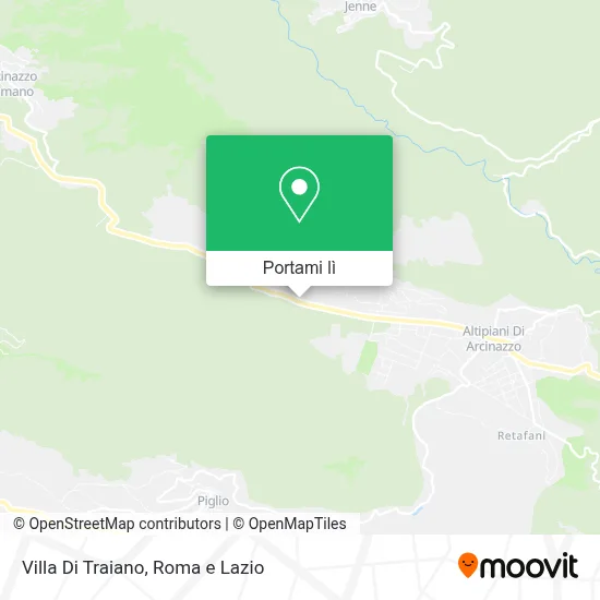 Mappa Villa Di Traiano