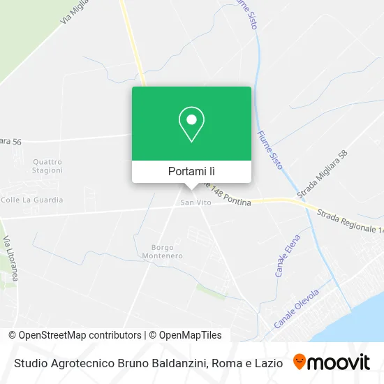 Mappa Studio Agrotecnico Bruno Baldanzini