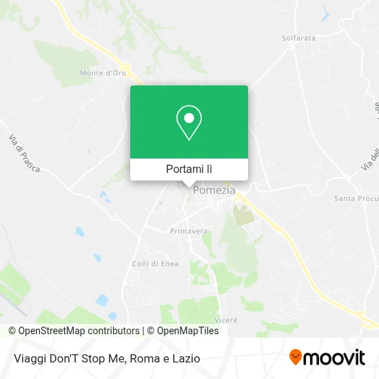 Mappa Viaggi Don'T Stop Me