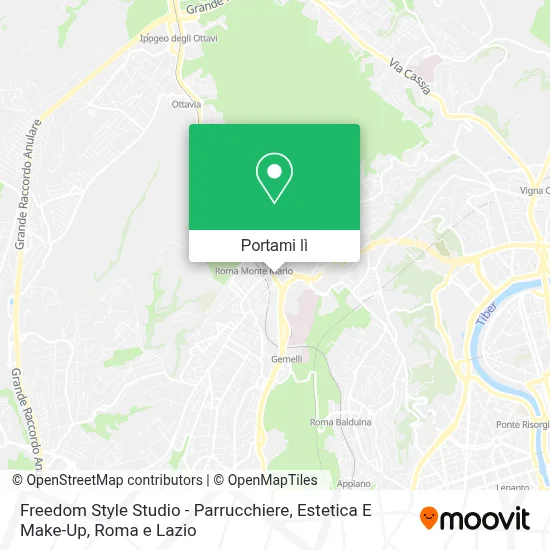 Mappa Freedom Style Studio - Parrucchiere, Estetica E Make-Up