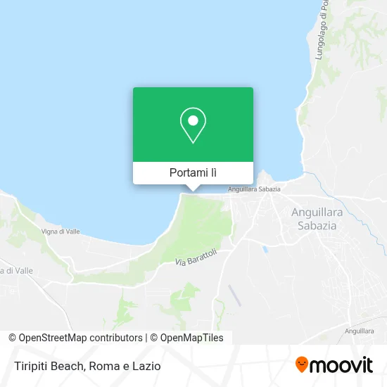 Mappa Tiripiti Beach