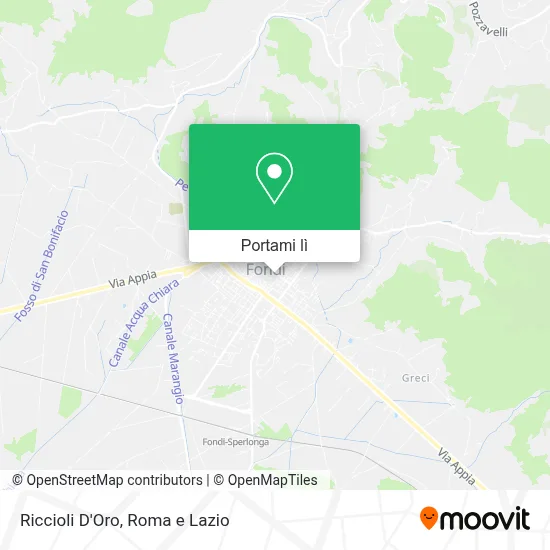 Mappa Riccioli D'Oro