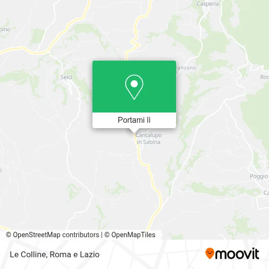 Mappa Le Colline