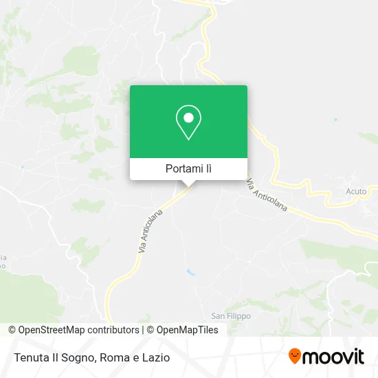 Mappa Tenuta Il Sogno