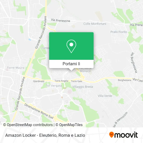 Mappa Amazon Locker - Eleuterio