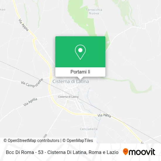 Mappa Bcc Di Roma - 53 - Cisterna Di Latina