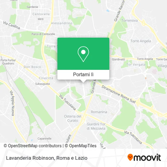 Mappa Lavanderia Robinson