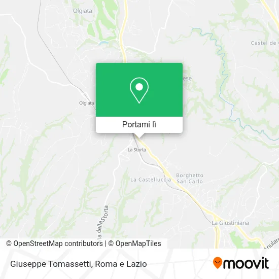 Mappa Giuseppe Tomassetti