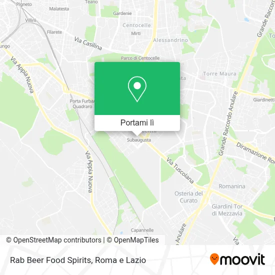 Mappa Rab Beer Food Spirits