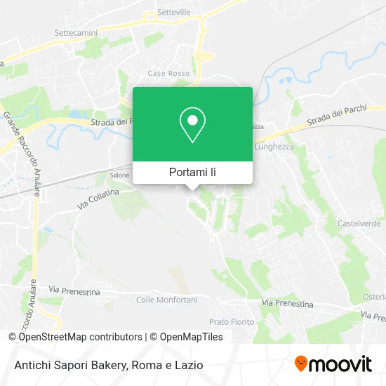 Mappa Antichi Sapori Bakery