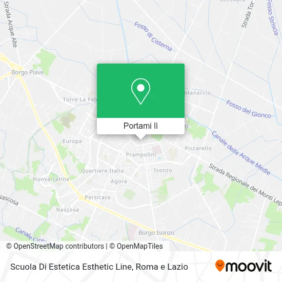 Mappa Scuola Di Estetica Esthetic Line