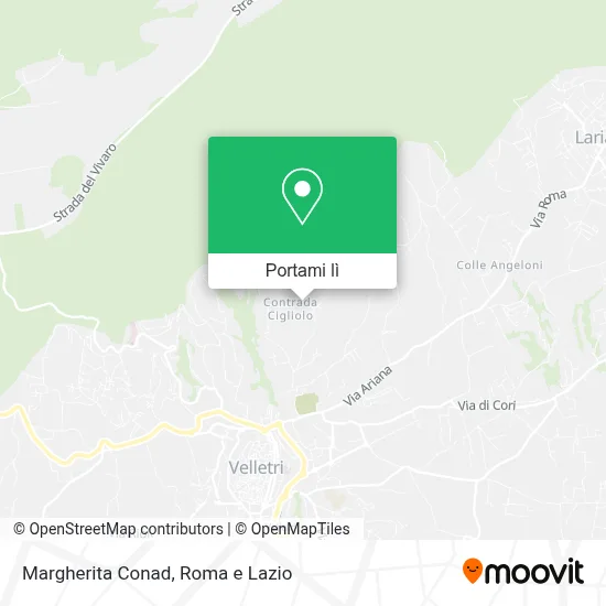 Mappa Margherita Conad