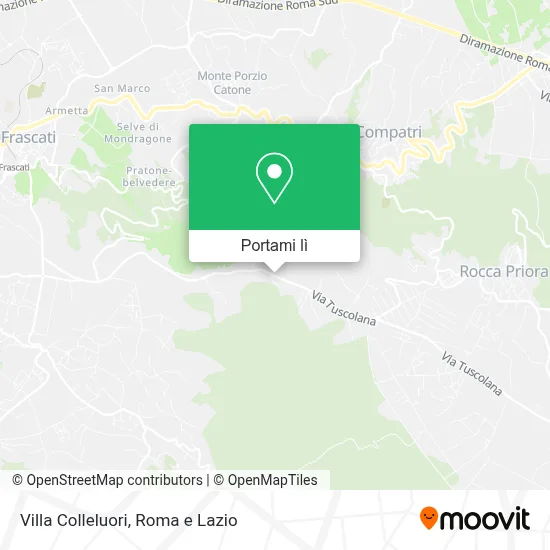 Mappa Villa Colleluori