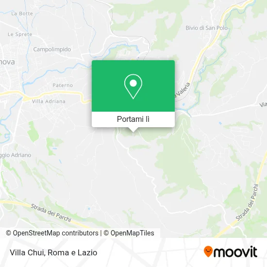 Mappa Villa Chui