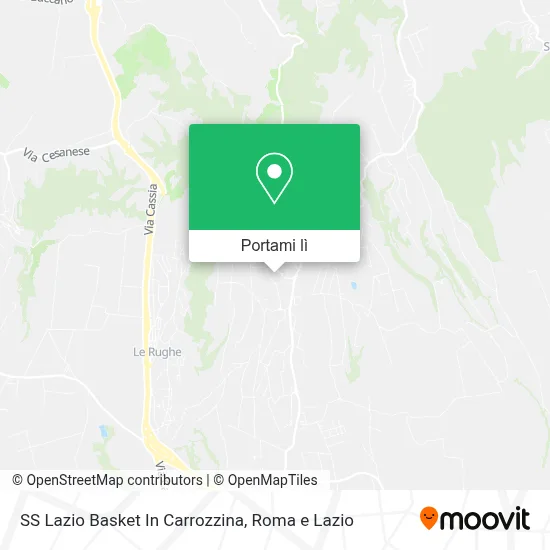 Mappa SS Lazio Basket In Carrozzina