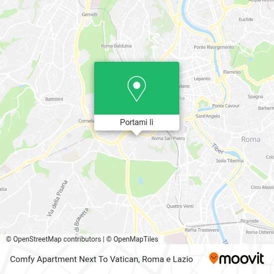Mappa Comfy Apartment Next To Vatican
