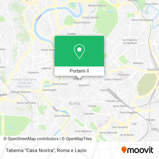 Mappa Taberna "Casa Nostra"