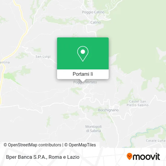Mappa Bper Banca S.P.A.