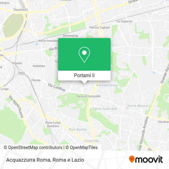 Mappa Acquazzurra Roma