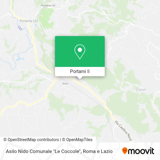 Mappa Asilo Nido Comunale "Le Coccole"