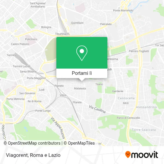 Mappa Viagorent