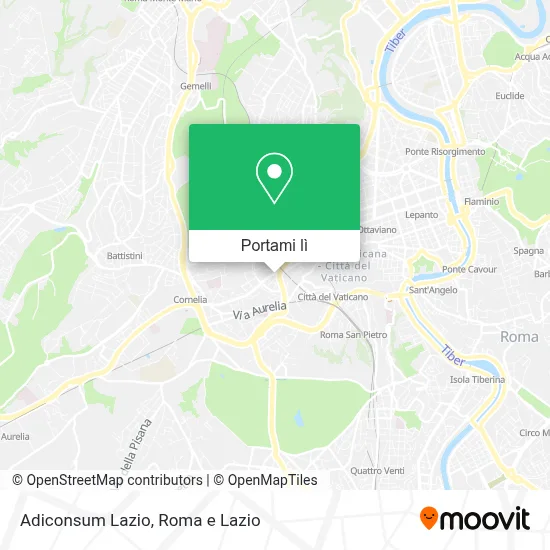 Mappa Adiconsum Lazio