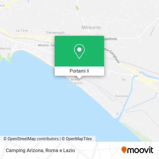 Mappa Camping Arizona