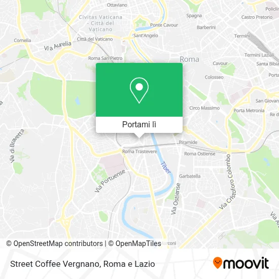 Mappa Street Coffee Vergnano