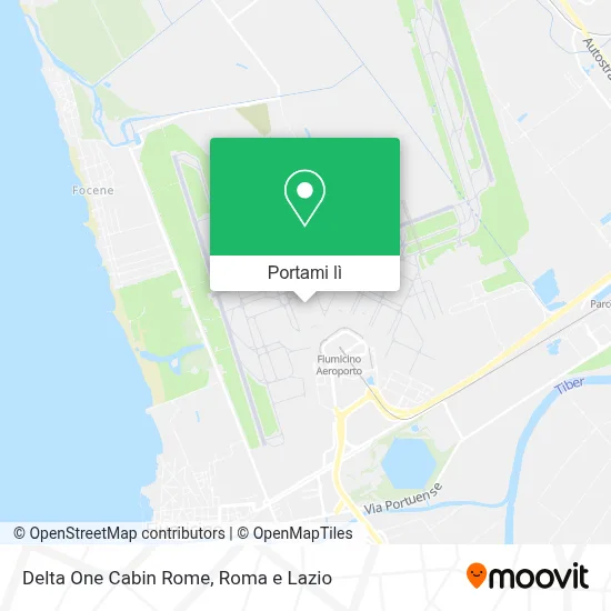 Mappa Delta One Cabin Rome