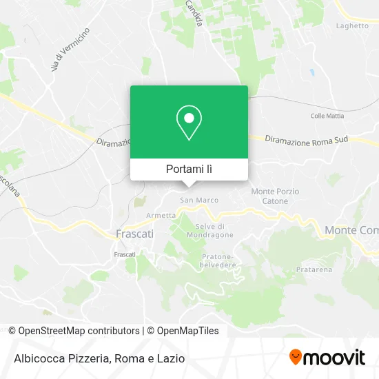 Mappa Albicocca Pizzeria